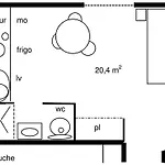 Monte-pente Apartamento *