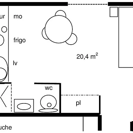 Monte-pente Apartment *