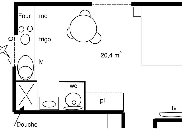 Monte-pente Appartement *